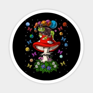 Mushroom Frog Magnet